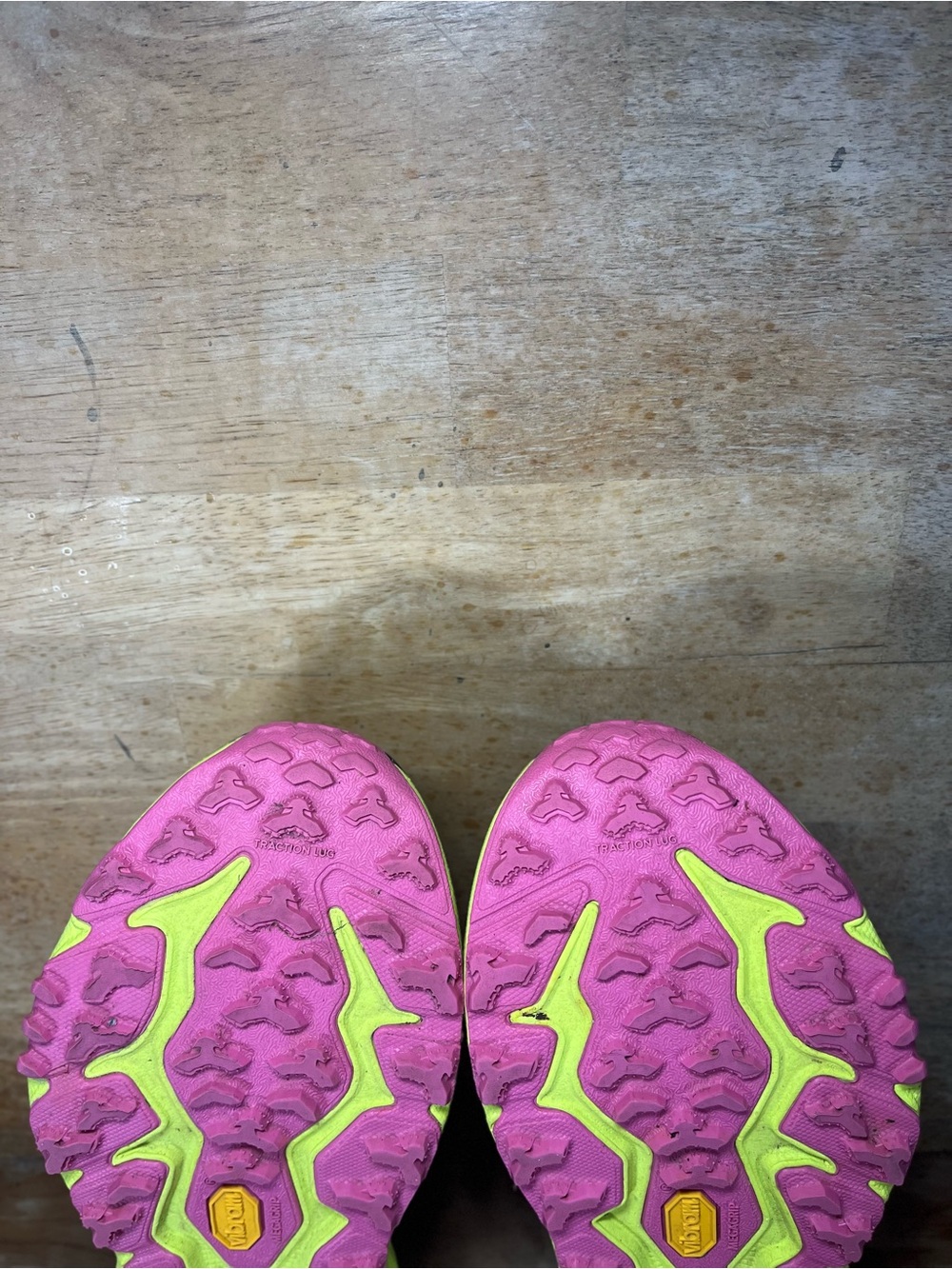 Hoka One One Speedgoat 6 Womens Size 6.5 Trail Running Shoes Sneakers Black Pink - Picture 10 of 12